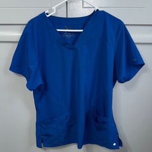 Blue Womens scrub  Top